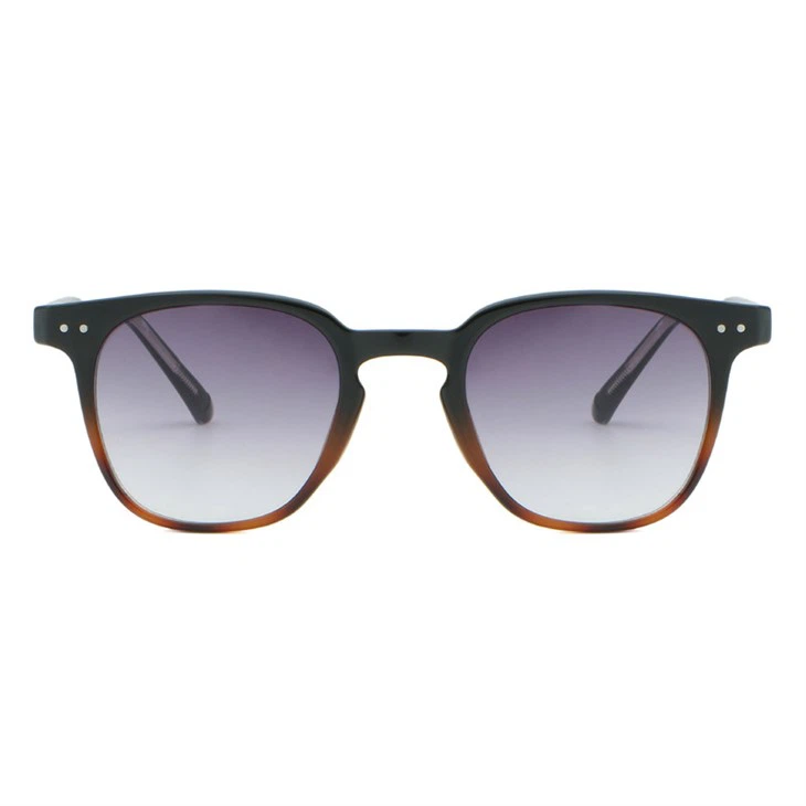 Black top and leopard print purple lens