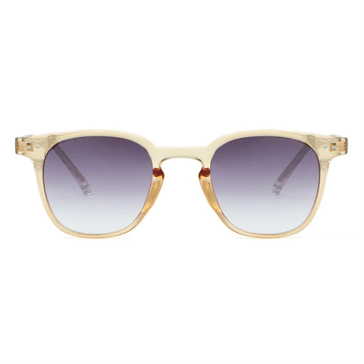 Light tea frame purple lens